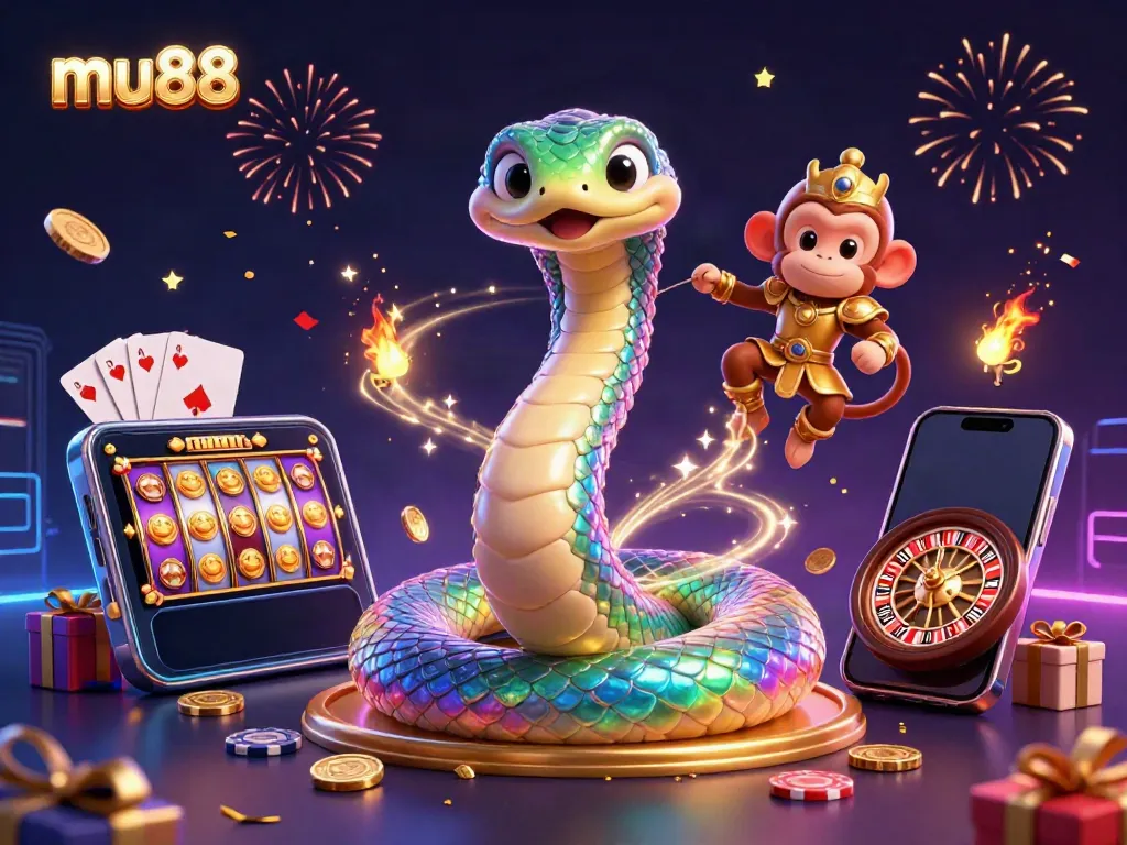 Experience thrilling gameplay at mu88 with vibrant symbols, jackpots, and casino excitement!