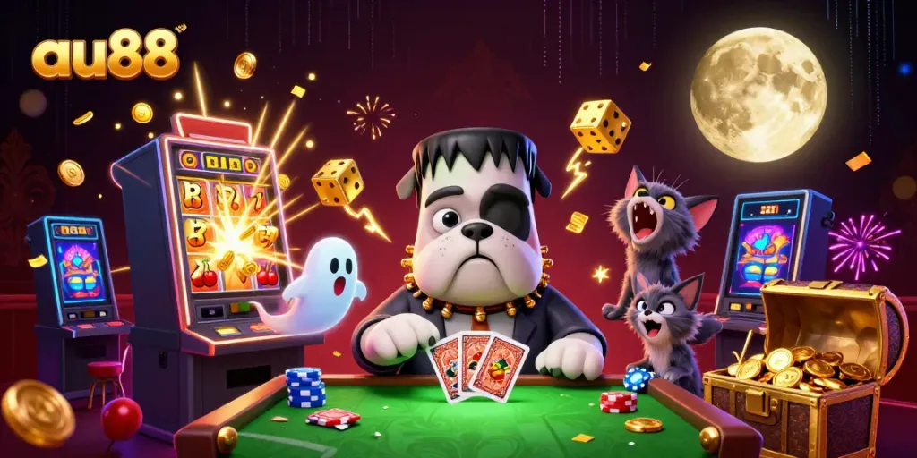 Experience the thrill of gaming at au88 with dynamic characters and exciting casino elements.